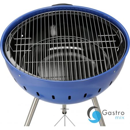 GRILL WĘGLOWY OKRĄGŁY 54CM NIEBIESKI  | YG-20302 yato 