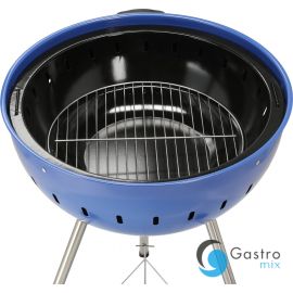  GRILL WĘGLOWY OKRĄGŁY 54CM NIEBIESKI  | YG-20302 yato