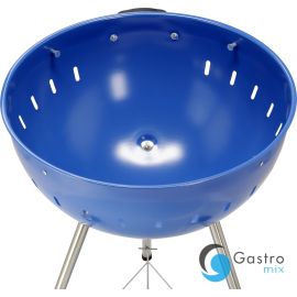  GRILL WĘGLOWY OKRĄGŁY 54CM NIEBIESKI  | YG-20302 yato