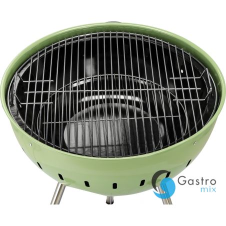 GRILL WĘGLOWY OKRĄGŁY 54CM ZIELONY | YG-20303 yato 
