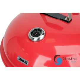  GRILL WĘGLOWY OKRĄGŁY 54CM CZERWONY | YG-20304 yato