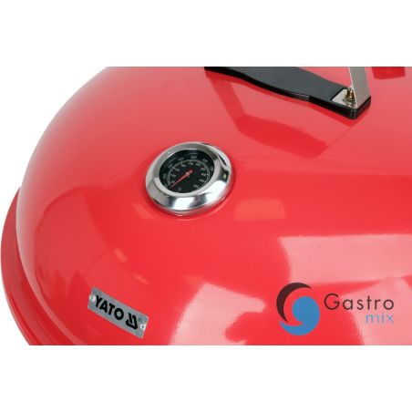 GRILL WĘGLOWY OKRĄGŁY 54CM CZERWONY | YG-20304 yato 