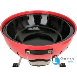  GRILL WĘGLOWY OKRĄGŁY 54CM CZERWONY | YG-20304 yato