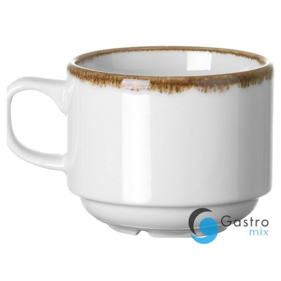 Filiżanka do espresso sztaplowana Vanilla, 90ml | 789322 fine dine 