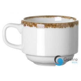 Filiżanka do kawy i herbaty sztaplowana Vanilla, 200ml | 789346 fine dine