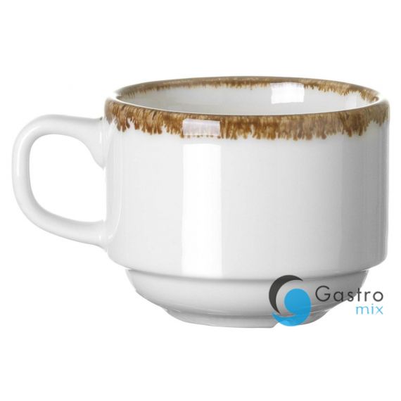 Filiżanka do kawy i herbaty sztaplowana Vanilla, 200ml | 789346 fine dine 