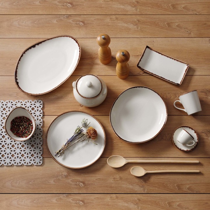 Talerz płytki Vanilla 300 mm | 789278 FINE DINE