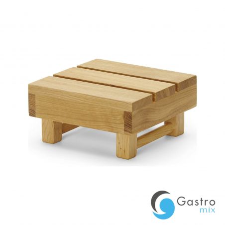 Pojemnik dębowy Madeira, 200x200x(h)100mm | 664490 FINE DINE 
