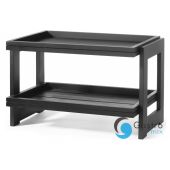 Stojak 2-poziomowy Madeira Black, 574x323x(h)441mm | 504710 FINE DINE