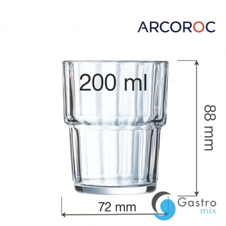 Szklanka niska Norvege 200 ml   | V7462 FINE DINE 