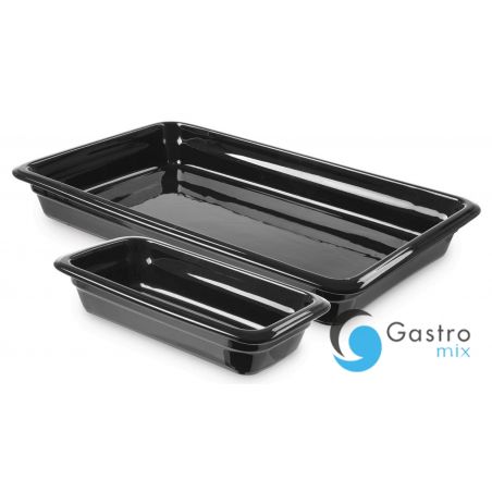 Pojemnik porcelanowy GN 1/1, czarny | 783979 fine dine 