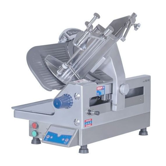 krajalnica  półautomatyczna do wędlin ze wspomaganym trybem pracy ręcznej i regulacją... 