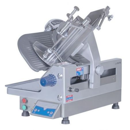 krajalnica  półautomatyczna do wędlin ze wspomaganym trybem pracy ręcznej i regulacją... 