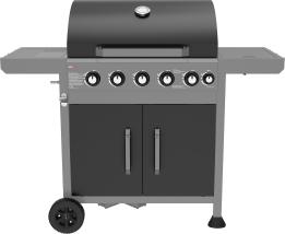 GRILL GAZOWY 5+1 ŻELIWNY  RUSZT, 17,5KW  | 99636 YATO
