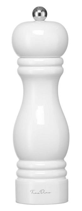 Młynek do soli z ceramicznym mechanizmem Monolith, biały, 180mm | 469842 fine dine