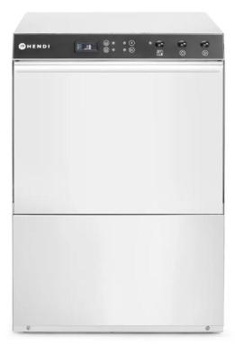 Zmywarka 50x50 Doppio, z dozownikiem detergentu i pompą spustową, 400V/4900W  | 237366 hendi