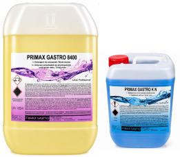 Zestaw płyn myjący F8400 25kg +płyn nabłyszczający KN 10kg| PRIMAX