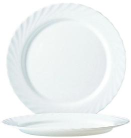 Talerz płytki, Luminarc, biały, ⌀310x(H)25mm | P4366 HENDI
