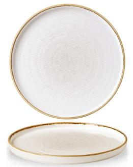 Talerz płytki z rantem 260 mm  Stonecast Barley White | SWHSWP261 FINE DINE