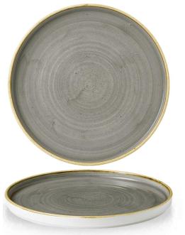 Talerz płytki z rantem Stonecast Peppercorn Grey 210 mm | SPGSWP211 FINE DINE