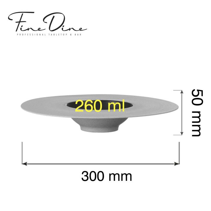 Talerz głęboki z szerokim rantem Takumi, 300mm | 778791 fine dine