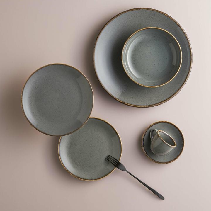 Talerz trójkątny Stone, 270mm | 04ALM007017 fine dine