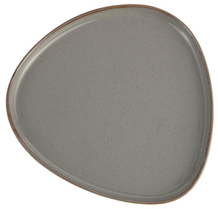 Talerz trójkątny Stone, 210mm | 04ALM007012 FINE DINE